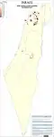 Geographical distribution of the Arabic-speaking Christian population of Israel by statistical area.[190]