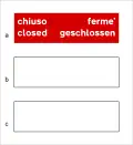 Information about road condition of passes: road closed
