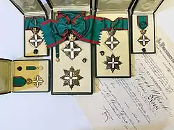 The pre-2001 grades of the Order
