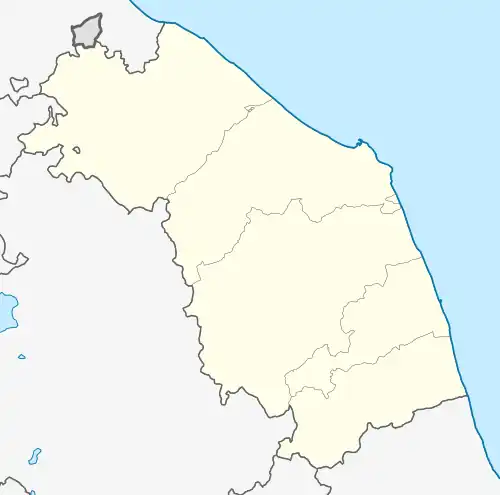 Gradara is located in Marche