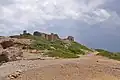 East Akropolis from Itanos Beach, anciently the harbor.