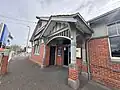 Station building and entrance to Platform 1, August 2024
