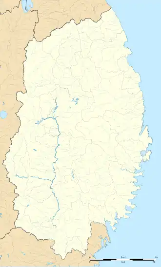 Senmaya Station is located in Iwate Prefecture