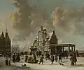 The Paalhuis and the Nieuwe Brug (Rijksmuseum)