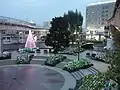 Yukarigaoka square near the railway station