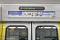 LED passenger information display in July 2022