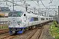 281 series Hello-Kitty train Kanzashi set in August 2019