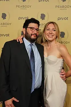 Jack Amiel and Juliet Rylance in May 2015