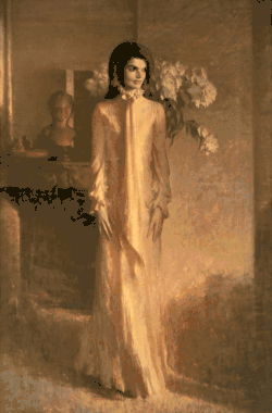 Portrait of Jacqueline Bouvier Kennedy by Aaron Shikler, 1970