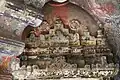 Wall carving of Nagarparkar Bazaar Temple