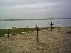 Graves of settlers who died in 1607