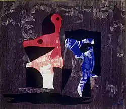 Author's tapestry Gemini (1967), 260 × 300&nbsp;cm