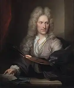 Daniël Deutz by Arnold Boonen Portrait of Jan van Huysum, c. 1720