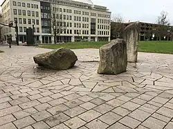 The plaza in 2016