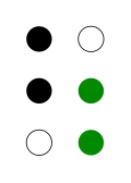 ⠳ (braille pattern dots-1256)