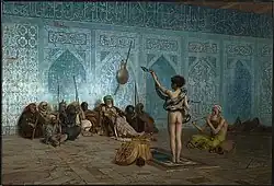 Jean-Léon Gérôme, Snake Charmer, c. 1879, oil on canvas [12]