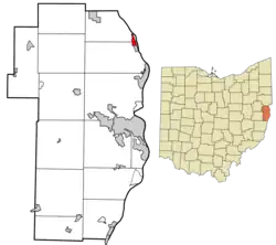 Location of Stratton in Jefferson County, Ohio