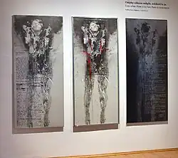 Jiří Sozanský, triptych Jan Palach – Ascension (2019)