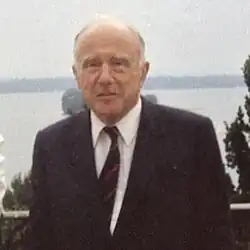 Picture of John Archibald Wheeler in 1985