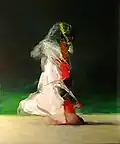 Untitled painting by Spanish painter Joseba Eskubi 2013
