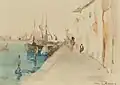 Venice, watercolour on paper, 10 x 15cm