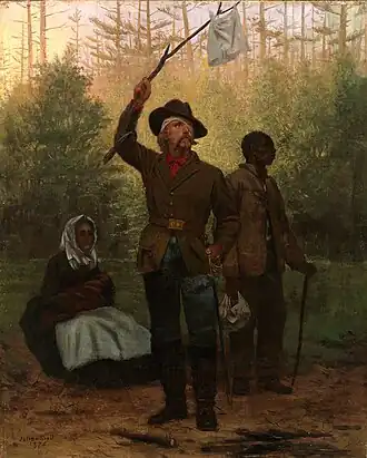 Surrender of a Confederate Soldier, oil on canvas, 1873, 19.5 x 15.5 in (49.5 × 39.4&nbsp;cm) Smithsonian American Art Museum