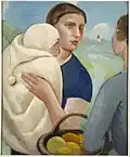 Maternité au clocher (Maternidad del campanario), c. 1920–28 Museo Nacional Centro de Arte Reina Sofía, Madrid