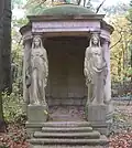 Monument for the banker Wilhelm Kühn by sculptor Reinhold Felderhoff