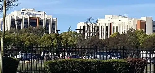 View of the main campus