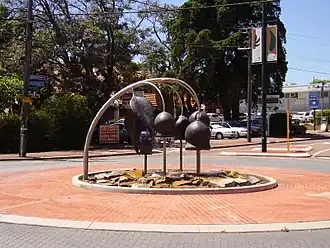 The gum nut fountain
