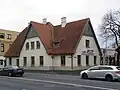Building on the Kalnciema street 40F, (1907-1908), Riga.