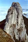 Mountain close to Bernau, the 1664m high Kampenwand
