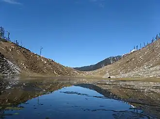 View of Kareri lake