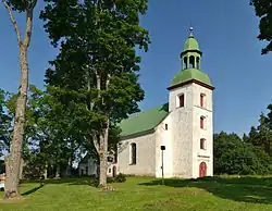 Karksi church in the village of Karksi