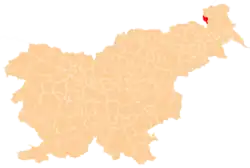 The location of the Municipality of Cankova