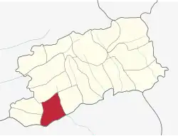 Location of Vellarikundu within East Eleri