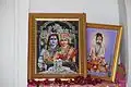 Images of Hindu deities in the temples