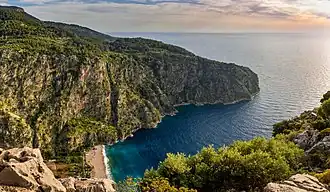 Butterfly Valley is a popular tourism destination in Fethiye District