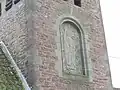 The Christ above the entrance