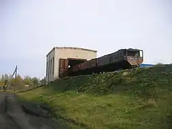 Open wagon for peat