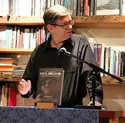 Avery reading at Bookcourt in Brooklyn, New York, December, 2011