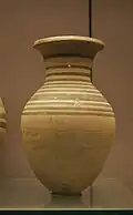 Khabur ware jar from Chagar Bazar. British Museum.