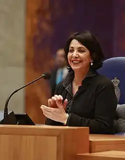 Moroccan born female elected head of the Dutch Parliament