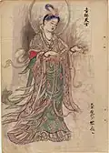 Kichijōten from Fujishima Takeji's sketchbooks