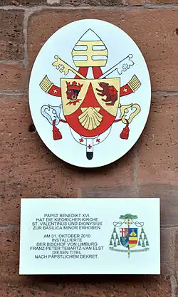 The church became a Basilica minor in 2010