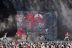 Killswitch Engage performing in 2023