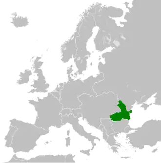 The Kingdom of Romania in 1914