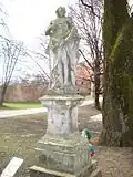 A statue of Saint Jerome from 1766