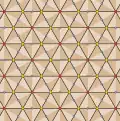 triangular (as hexakis hexagonal)