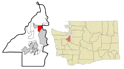 Location of Suquamish, Washington